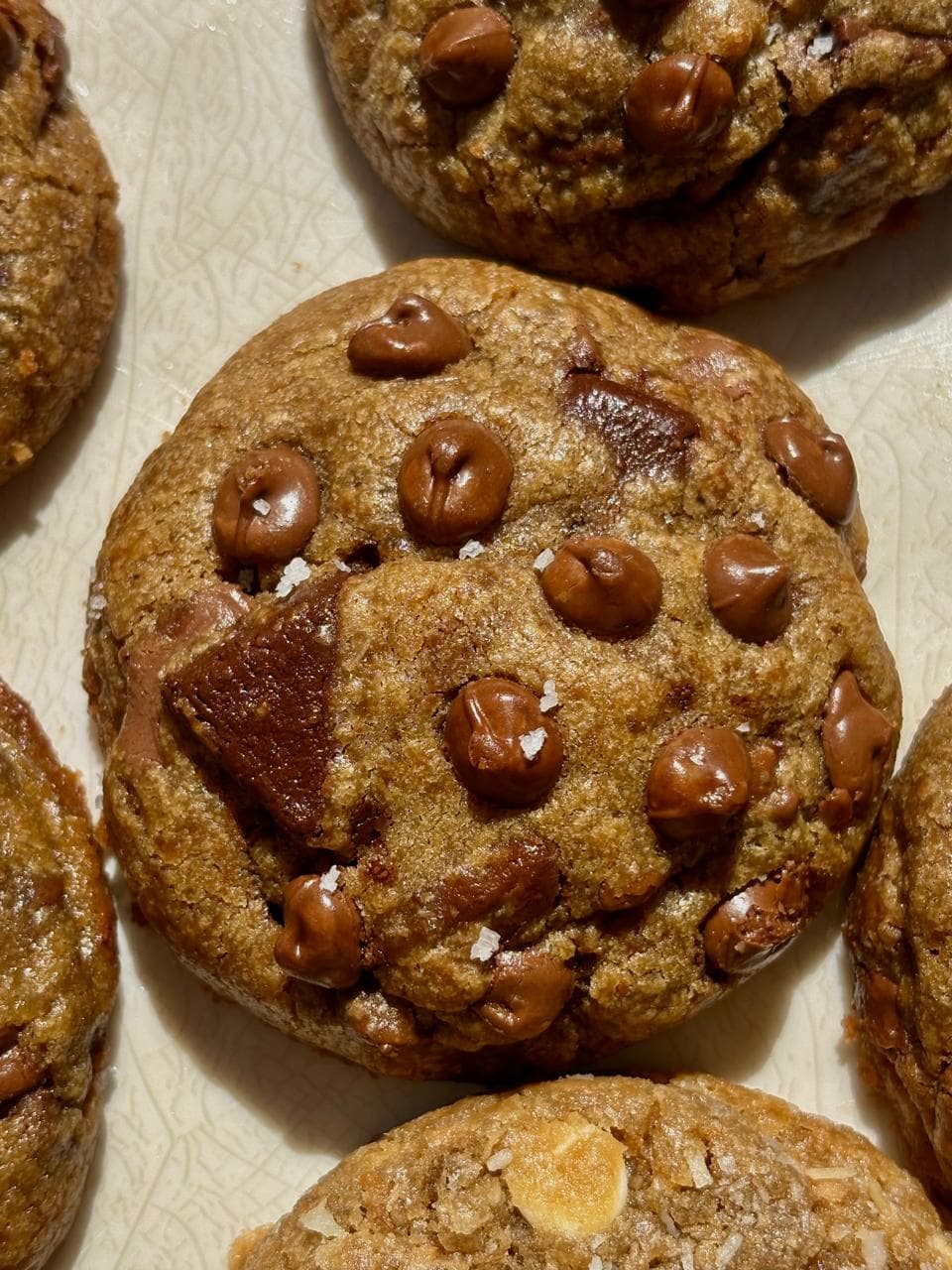 Tradicional de Gotas de Chocolate, cookie artesanal da Crumbs